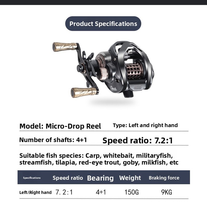 water drop reel with metal spo - đánh giá và giá Ice Fishing Reel