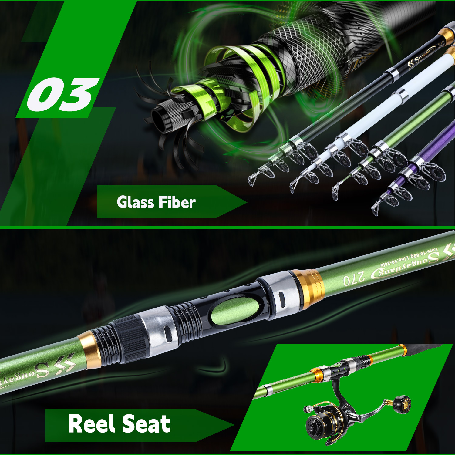 Sougayialng spinning fishing r - đánh giá và giá Conventional Reel