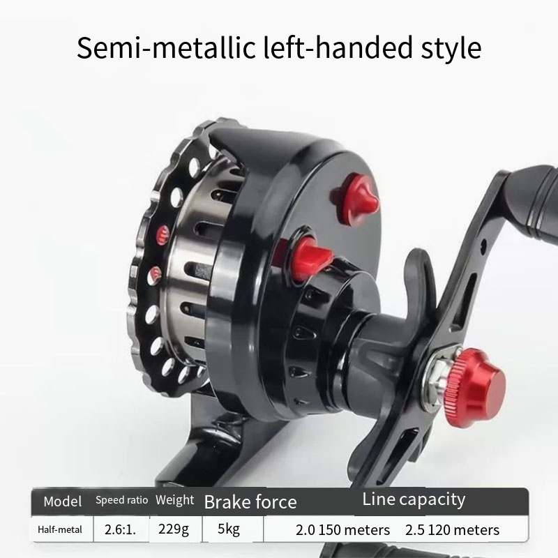 Metal Raft Fishing Reel Gear R - đánh giá và giá Ice Fishing Reel