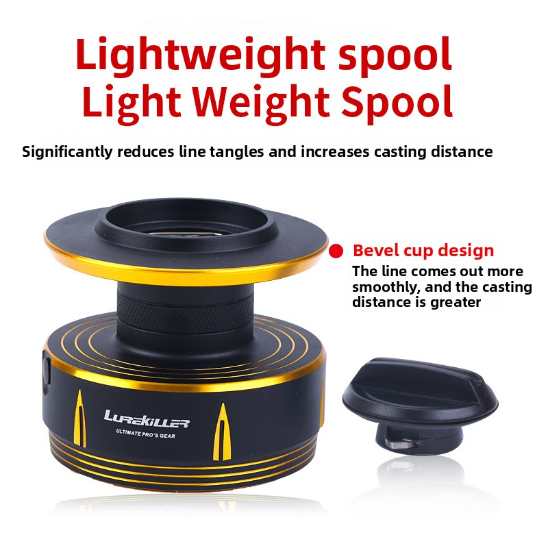 LurekillerNew metal wheel body - đánh giá và giá Ice Fishing Reel